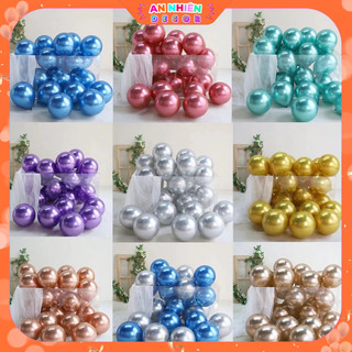 Set 50 Bóng Bay Siêu Nhũ, Bong Bóng Trang Trí Sinh Nhật , Phòng Cưới, Sự Kiện, Kỷ Yếu, Khai Trương