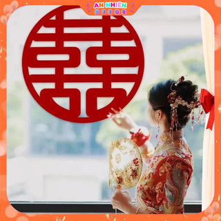 Chữ Hỷ Dạ Đỏ Trang Trí Phòng Cưới, Tân Hôn, Rạp Đám Cưới, Đám Hỏi Cho Cô Dâu Chú Rể Hiện Đại