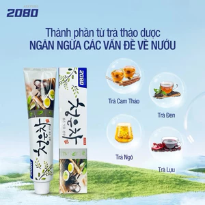 kem đánh răng thơm miệng tinh chất thảo dược 2080 Cheong Eun Cha Cao Cấp Hàn Quốc 160g