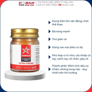 Dầu Cù Là Đỏ Starbalm, Ấm Nóng VàThư Giãn Cơ, Giảm Ngứa Ngáy, Tan Vết Côn Trùng Cắn, Chống Lạnh Bụng Say