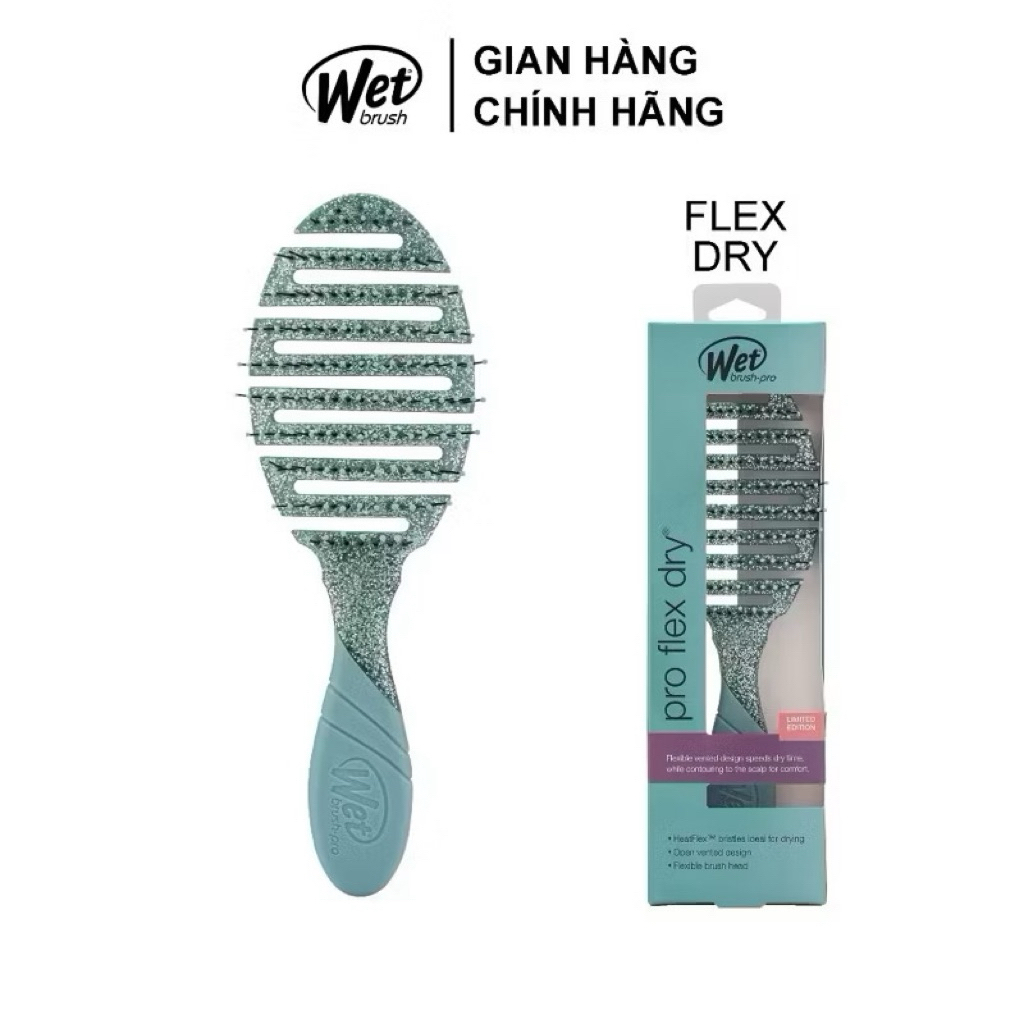 [CHÍNH HÃNG] Lược gỡ rối WET BRUSH dòng gỡ rối và làm khô tóc nhanh