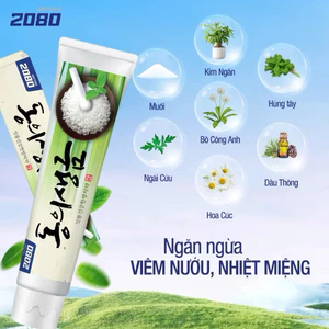 Kem Đánh Răng Muối Thảo Dược Trắng Răng Thơm Miệng Ngăn Ngừa Viêm Nướu 2080 Dongyi Shenggum