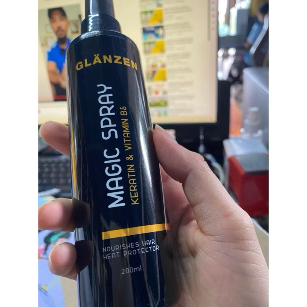 [Chính Hãng] Xịt dưỡng tóc GLANZEN MAGIC SPRAY 200ml Giảm rụng, Dưỡng tóc mềm mượt, Giảm khô xơ