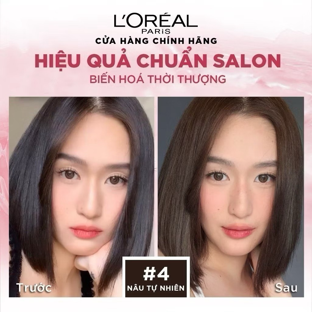 [Chính Hãng] Màu nhuộm dưỡng tóc phủ bạc bảo vệ gấp 3 L'Oreal Paris Excellence Crème 172ml