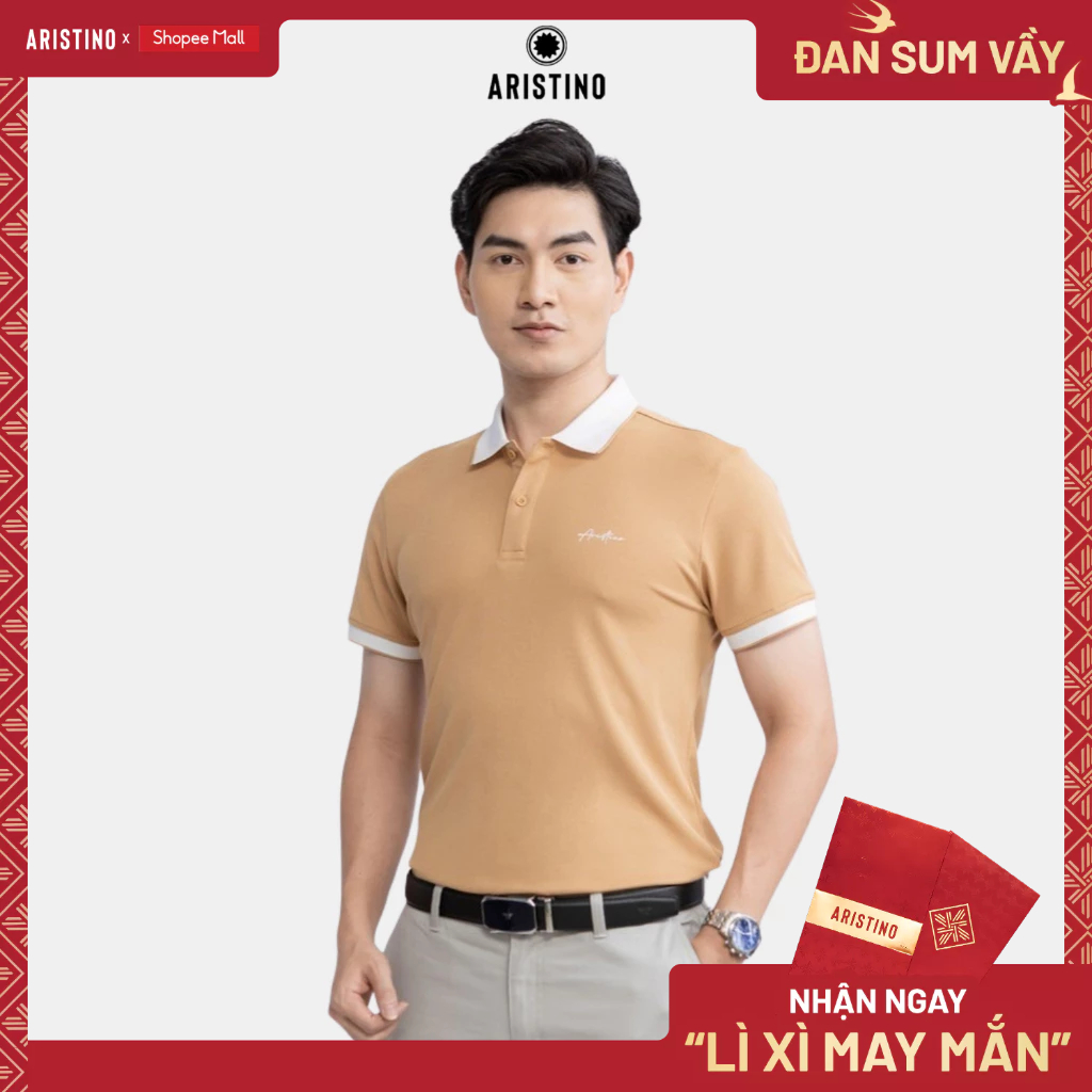 Áo Polo Nam Aristino form Slim fit, thiết kế thời thượng với cổ áo, tay ...