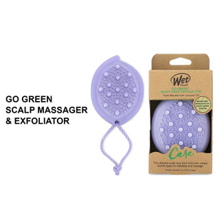 [CHÍNH HÃNG] Lược Gội Đầu Và Massage WET BRUSH GO GREEN OIL INFUSED SCALP MASSAGER AND EXFOLIATOR