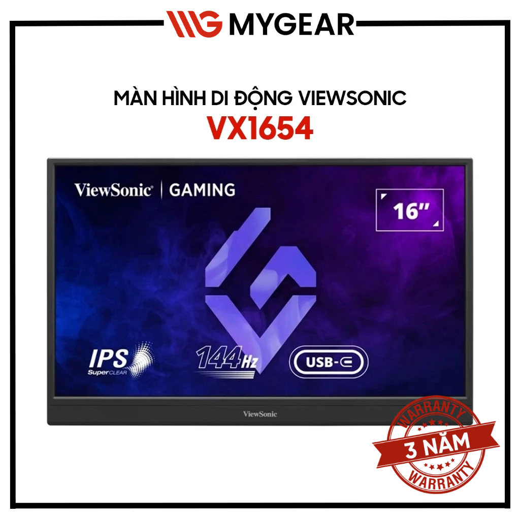 Màn Hình Di Động ViewSonic VX1654 16 inch FHD IPS 144Hz – Mỏ