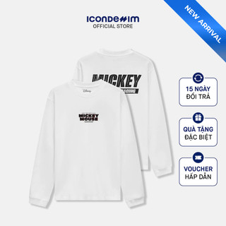 Áo Thun Nam ICONDENIM Tay Dài Disney Race League Form Regular ATID0721