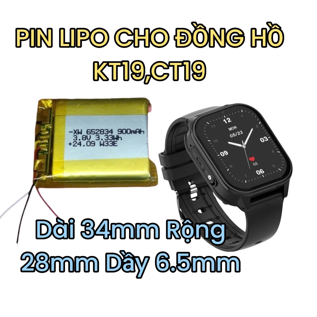 Pin Đồng Hồ Thông Minh Trẻ Em, Wonlex KT19, KT18, KT29, Đồng Hồ Kid ...