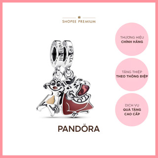Charm Treo Pandora x Disney Nhân Vật Timon & Pumbaa
