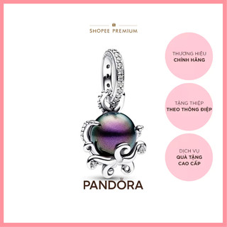 Charm Treo Disney x Pandora Ursula Bạch Tuộc Màu tím