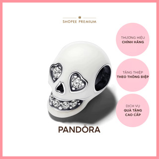 Charm Pandora Moments Bạc Đầu Lâu Phát Sáng