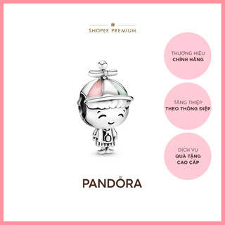 Charm Bạc Pandora Bé Trai Đội Mũ Chong Chóng