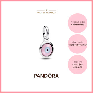 Charm Pandora Murano Mắt Hộ Mệnh Màu Hồng
