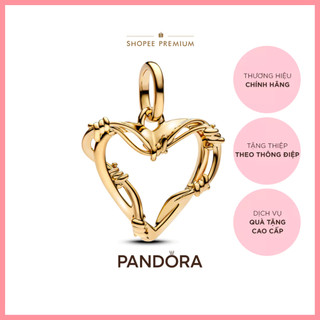 Charm Pandora ME Mạ Vàng 14K Trái Tim Trói Buộc