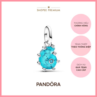 Charm Pandora Ốc Biển Xanh - Sóng Thuỷ Tinh