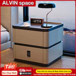 ALVIN Tủ đầu giường với khóa mã số không cần lắp đặt thiết kế thời trang và khả năng chịu tải cực mạnh — ảnh 1
