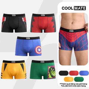 Combo 5 quần lót nam Trunk siêu anh hùng thoáng khí Coolmate [BST MARVEL]
