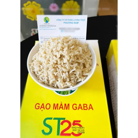 Gạo ST25 Ông Cua Mầm GABA Chính Hãng Hộp 2kg - Gạo Ngon Nhất Thế Giới 2025 - Gạo Phương Nam