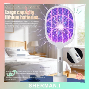 Vợt diệt muỗi điện sạc lại được vợt diệt muỗi tự động 2 trong 1 Cảm biến tự động