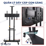 Giá treo tivi di động Ergotek E2600 (55-100 inch) - Tải trọng 90.9kg - Kệ tivi có bánh xe di chuyển cao cấp — ảnh 3