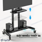 Giá treo tivi di động Ergotek E2600 (55-100 inch) - Tải trọng 90.9kg - Kệ tivi có bánh xe di chuyển cao cấp — ảnh 6