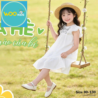 Váy Liền Dệt Thoi Bé Gái GDW25S004R
