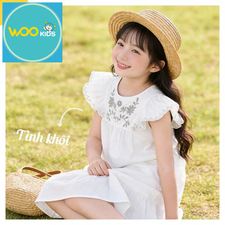 Váy Liền Dệt Thoi Bé Gái GDW25S004R