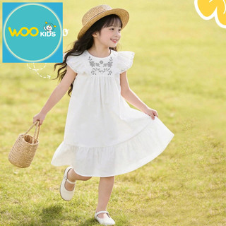 Váy Liền Dệt Thoi Bé Gái GDW25S004R