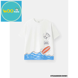 Áo thun không cổ bé trai KTS26S005R-Wookids-Thời trang trẻ em