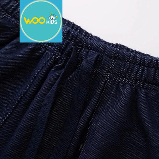 Quần Short Thun Bé Trai BNS25S007R Wookids | Quần Ngắn Bé Trai Size 90-120 Co Giãn Mềm Mát Thời Trang Trẻ Em