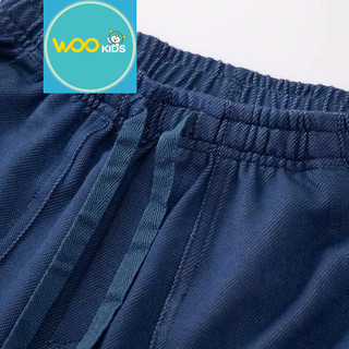 Quần Short Thun Bé Trai BNS25S007R Wookids | Quần Ngắn Bé Trai Size 90-120 Co Giãn Mềm Mát Thời Trang Trẻ Em