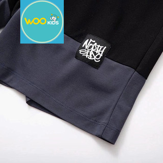 Quần Short Thun Bé Trai TNS25S005R Wookids | Quần Ngắn Bé Trai Size 140-160 Co Giãn Mềm Mát Thời Trang Trẻ Em