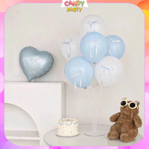 Combo Trụ 7 Nhánh Kèm Bóng Trang Trí Sinh Nhật – Set Bóng Bay Để Bàn, Decor Party, Kỷ Yếu,Thôi Nôi