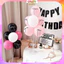 Combo Trụ 7 Nhánh Kèm Bóng Trang Trí Sinh Nhật – Set Bóng Bay Để Bàn, Decor Party, Kỷ Yếu,Thôi Nôi