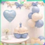 Set Bóng Bay Sinh Nhật Kèm Trụ Tone Hồng,Xanh - Combo Trang Trí Thôi Nôi, Đầy Tháng,Decor Tiệc SHD