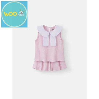 Set Đi Chơi Bé Gái GSC25S004R | Đồ Bộ Trẻ Em 2–9 Tuổi | Cotton Mềm Mát | WooKids