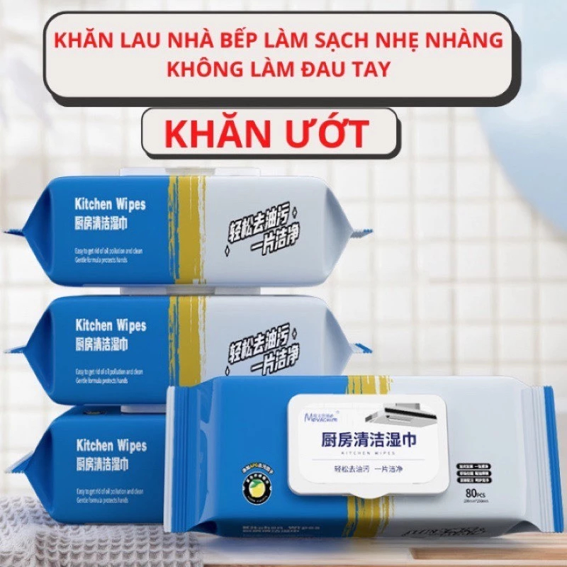 Khăn Ướt Lau Bếp Đa Năng Siêu Sạch - Siêu Tiện Lợi An Toàn Cho Mọi Nhà Dọn Bếp Đón Năm Mới 2026