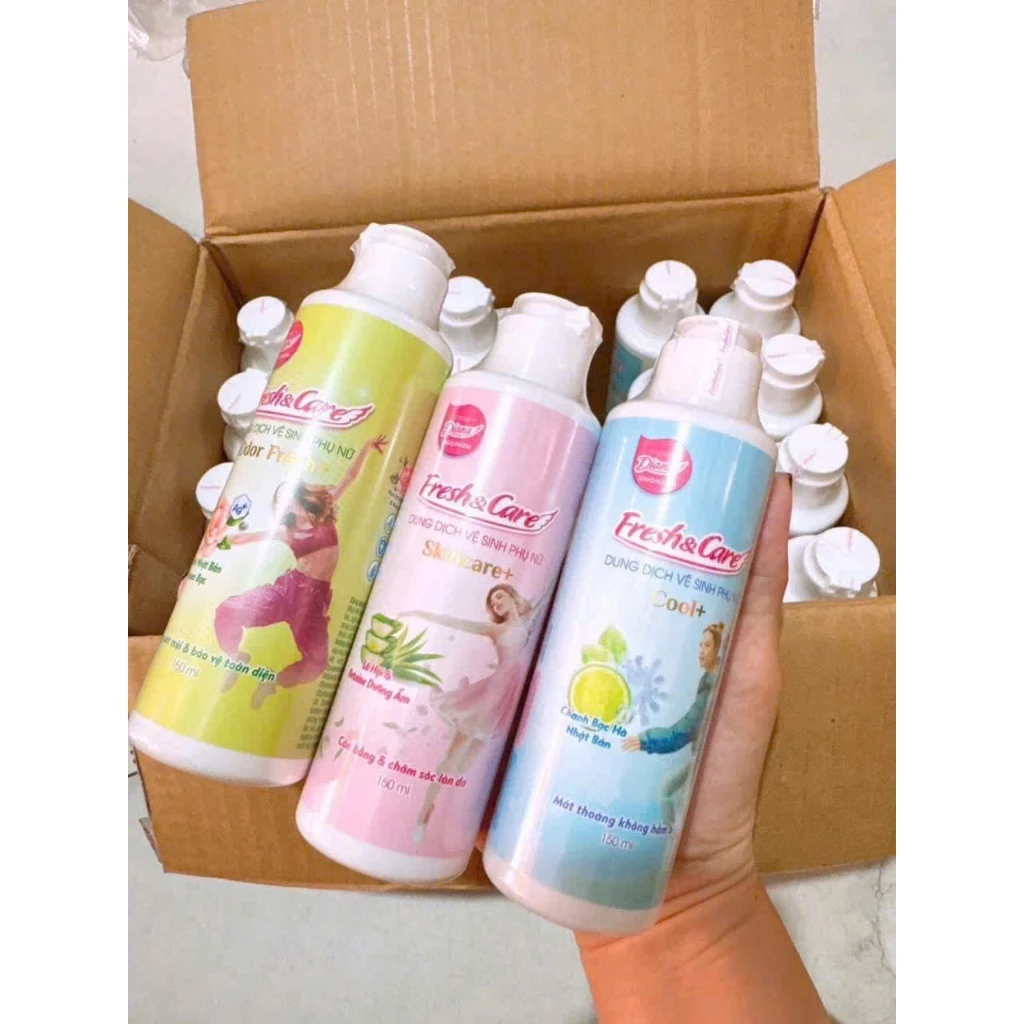(Chính hãng) Dung Dịch Vệ Sinh Phụ Nữ Diana Fresh & Care 150 ML - Nước Rửa Phụ Khoa Dịu Nhẹ An Toàn