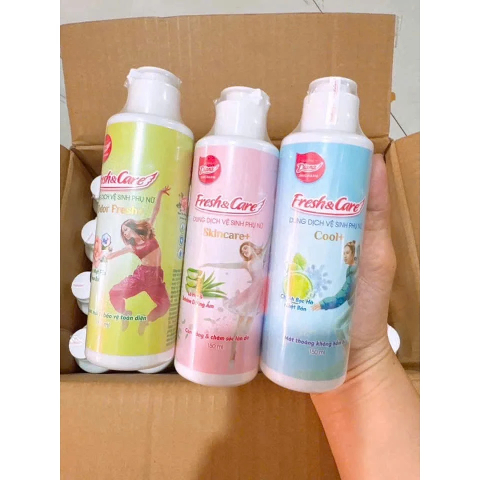 (Chính hãng) Dung Dịch Vệ Sinh Phụ Nữ Diana Fresh & Care 150 ML - Nước Rửa Phụ Khoa Dịu Nhẹ An Toàn