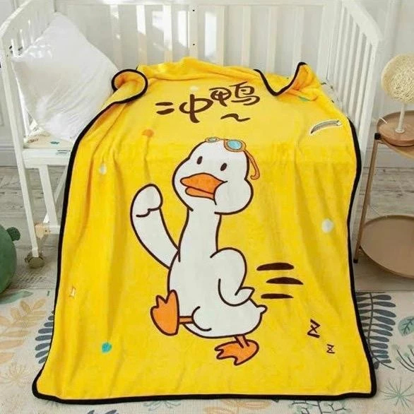 Chăn nhung tuyết cho bé mềm mịn 1mx1m4, chăn thấm hút mồ hôi ND40