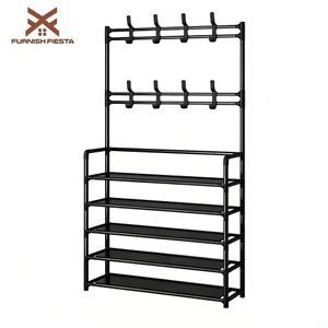 𝐅𝐔𝐑𝐍𝐈𝐒𝐇 𝐅𝐈𝐄𝐒𝐓𝐀 Giá Để Giày Dép Chữ L Kệ Để Giày Dép Đa Năng Kệ Giày Dép Tiết Kiệm Không Gian Kệ Để Giày Dép