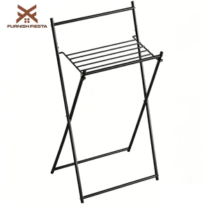 𝐅𝐔𝐑𝐍𝐈𝐒𝐇 𝐅𝐈𝐄𝐒𝐓𝐀 Kệ Treo Quần Áo Gấp Gọn Sào Phơi Đồ Thông Minh Giá Phơi Quần Áo Cao Cấp Thép Cac Bon