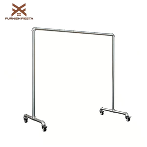 𝐅𝐔𝐑𝐍𝐈𝐒𝐇 𝐅𝐈𝐄𝐒𝐓𝐀 Giá Treo Quần Áo Ống Thép Kệ Treo Quần Áo Ổn Định Và Bền Chịu Tải Mạnh Sào Phơi Chịu Tải Mạnh