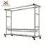 𝐅𝐔𝐑𝐍𝐈𝐒𝐇 𝐅𝐈𝐄𝐒𝐓𝐀 Giá Treo Quần Áo Inox Cao Cấp Có Bánh Xe Di Chuyển Cây Treo Quần Áo 2 Thanh Kệ Treo Quần Áo Dễ Lắp Ráp