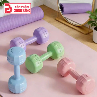 Tạ cầm tay 1-3kg bọc nhựa Prowin Fitness, tập thể dục thể thao