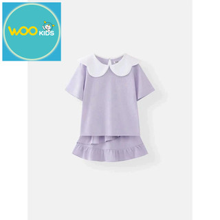 Set Đi Chơi Bé Gái GSC25S001R Wookids | Bộ Đồ Bé Gái Xinh Xắn Thoải Mái Cho Bé 2-9 Tuổi