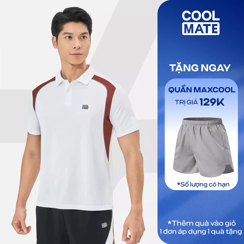 [TẶNG QUẦN SHORT]Áo polo nam thể thao Teamwear Pickleball Promax Flexline Active thấm hút tốt Coolmate