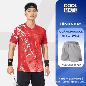 Áo thun thể thao nam cầu lông, Pickleball IN Abstract Graphic thấm hút, nhanh khô, thoáng khí