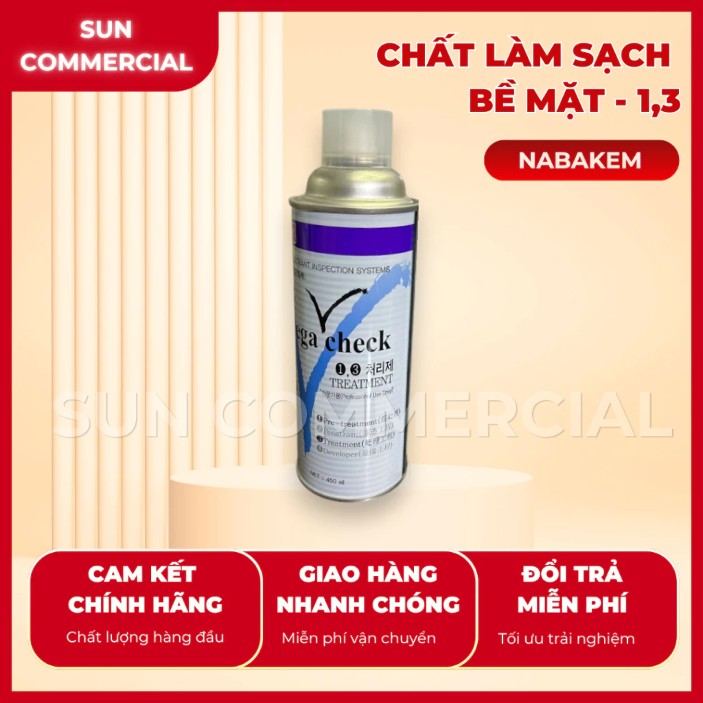 Dung Dịch Kiểm Tra Mối Hàn Megacheck Treatment 1, 3 - Nabakem, Tẩy Sạch ...